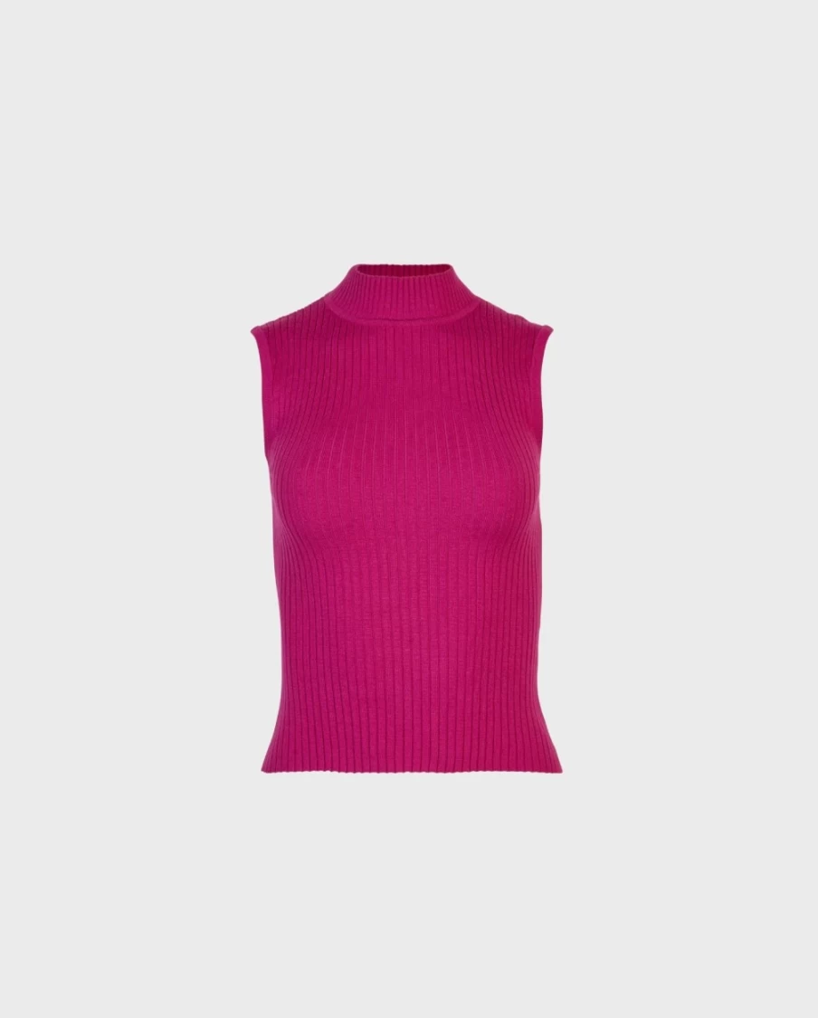 Anne Fontaine Fuchsia Pink Solo Top Women's Blouse