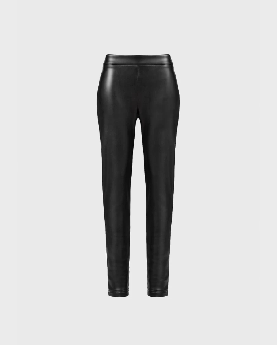 Anne Fontaine Black High-Waisted Fandy Leggings for Women - Comfortable & Stylish Workout Yoga Pants