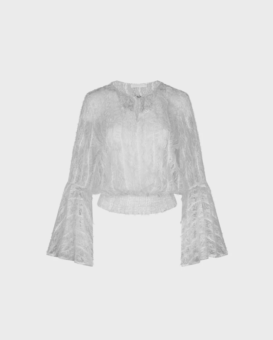 Anne Fontaine White Flaubert Blouse - Elegant Women's Top