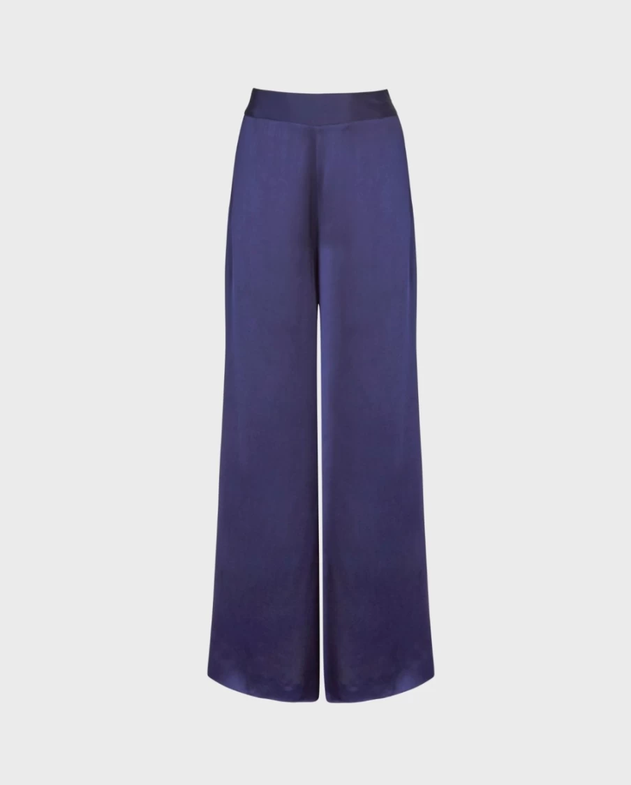 Anne Fontaine Aubepine Dark Navy Pant - Classic Tailored Trousers for Women