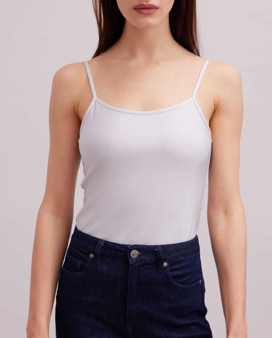 Anne Fontaine Silver Grey Cintia Camisole - Elegant Women's Top