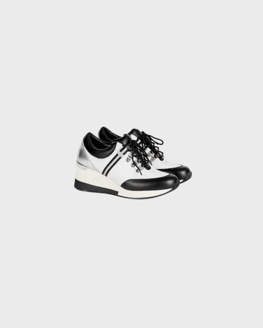Anne Fontaine Black/White Bill-Bw Sneaker - Classic Casual Shoes