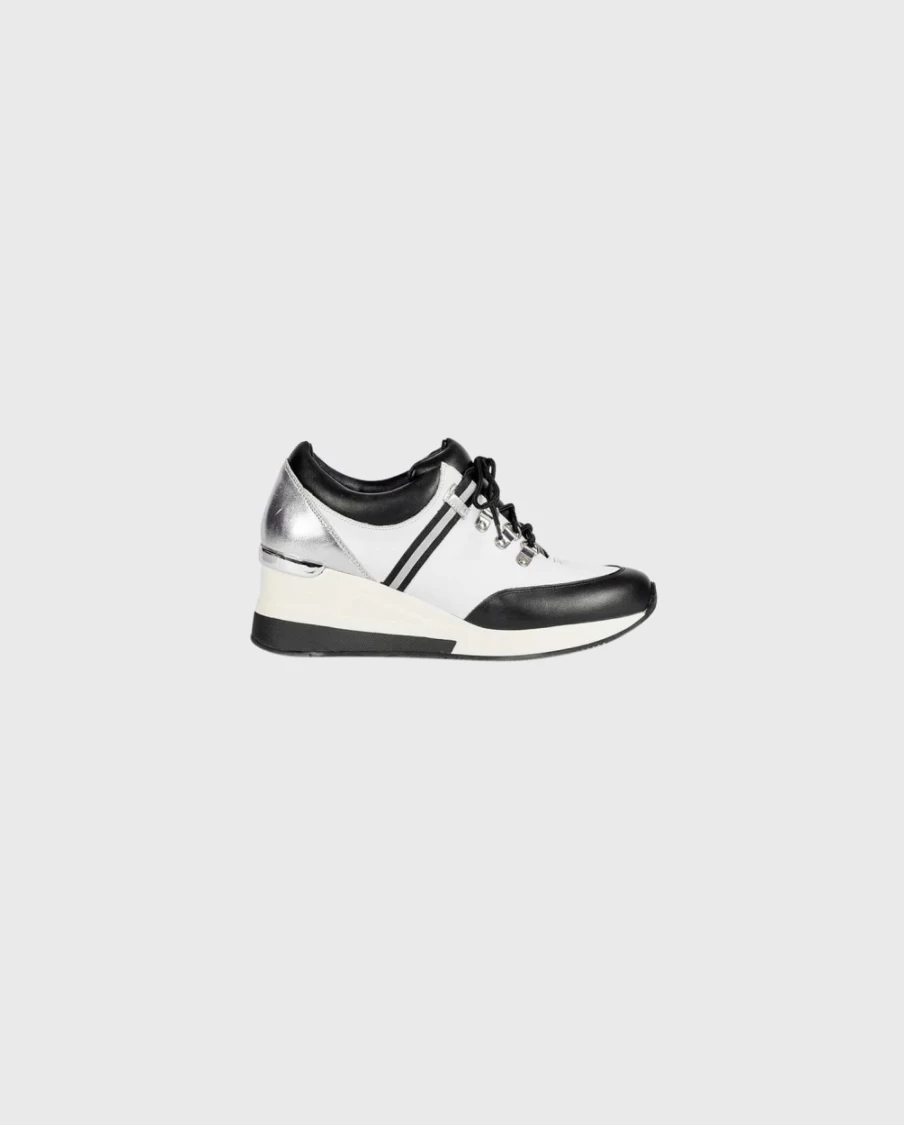 Anne Fontaine Black/White Bill-Bw Sneaker - Classic Casual Shoes
