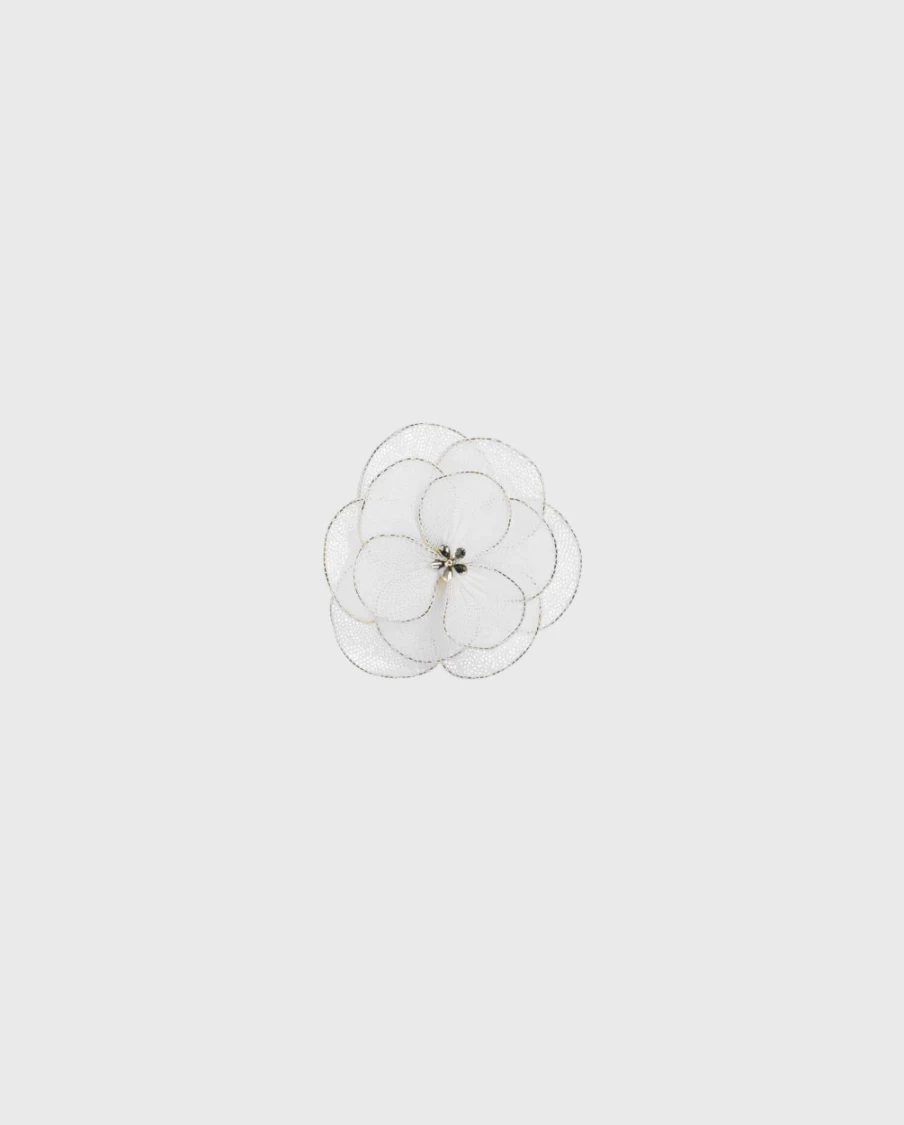 Anne Fontaine Wilk Brooch - Elegant French Designer Pin for Women