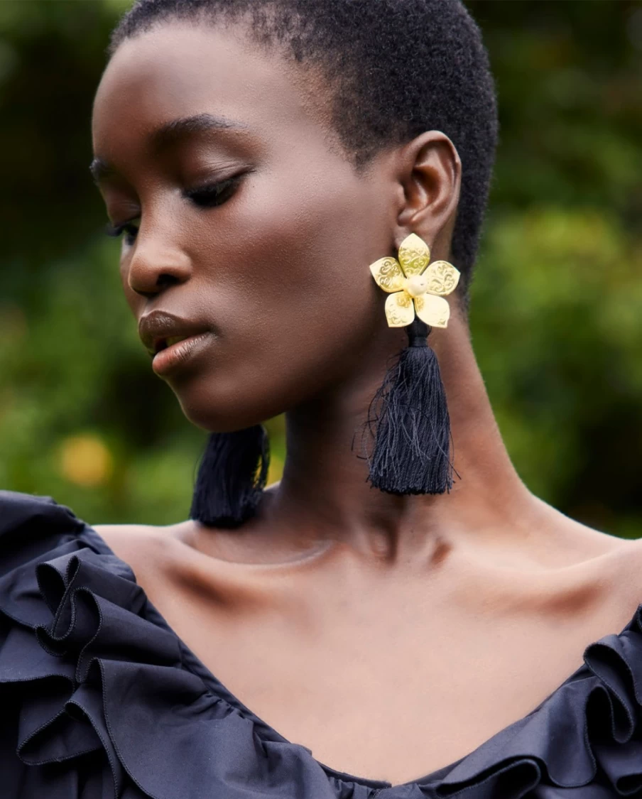 Anne Fontaine Wivine Elegant Pearl Drop Earrings for Women - Luxury French Jewelry Collection