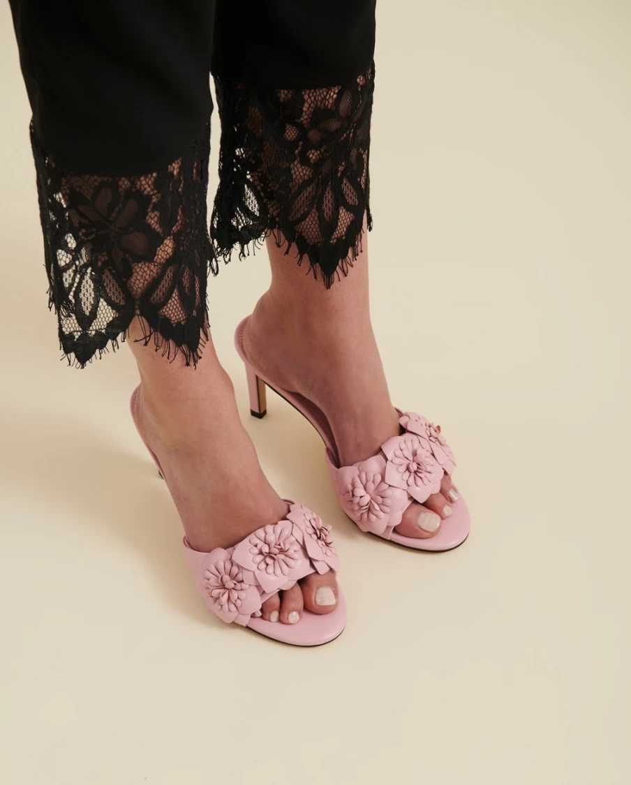 Anne Fontaine Pink Camomille Heel - Elegant Women's Shoes