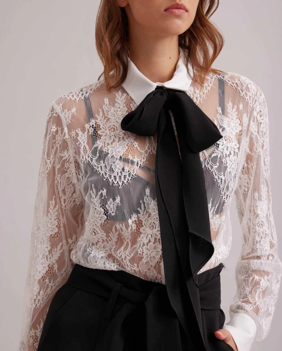 Anne Fontaine White Leone Shirt for Women - Elegant Casual Blouse