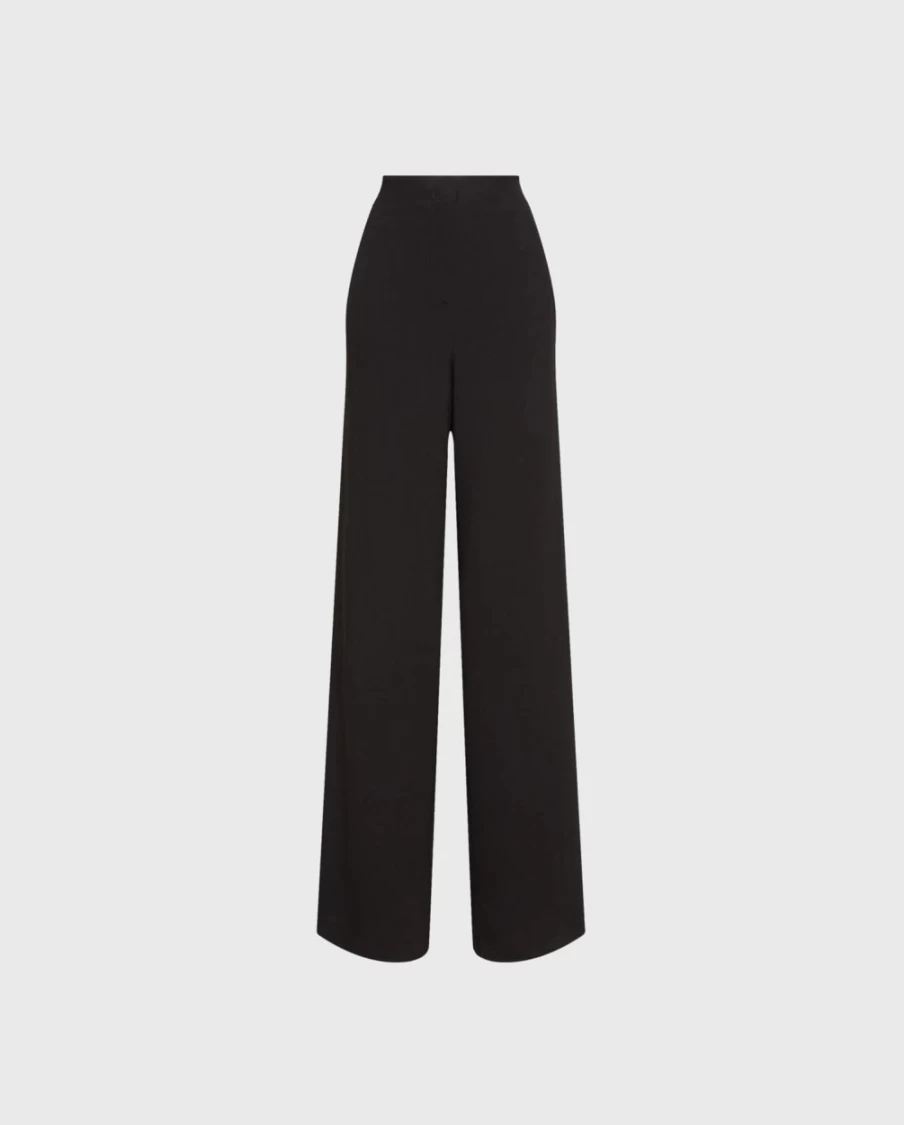 Anne Fontaine Morgan Black Pants for Women - Classic Tailored Trousers