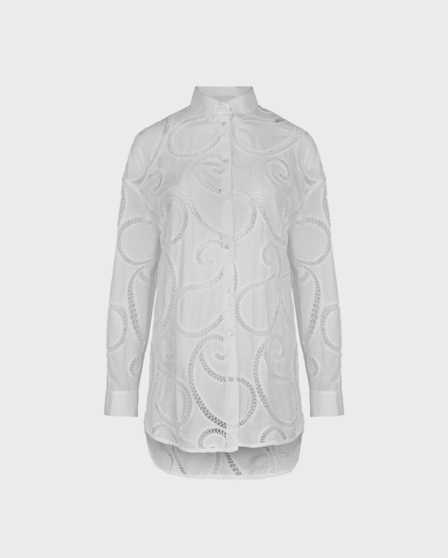 Anne Fontaine White Couleur Shirt - Elegant Women's Blouse