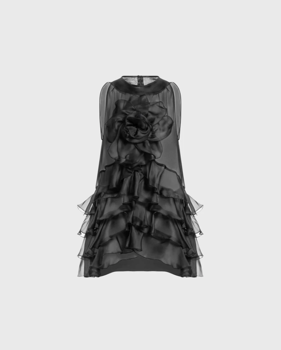 Anne Fontaine Black Aubrey Blouse - Elegant Women's Top