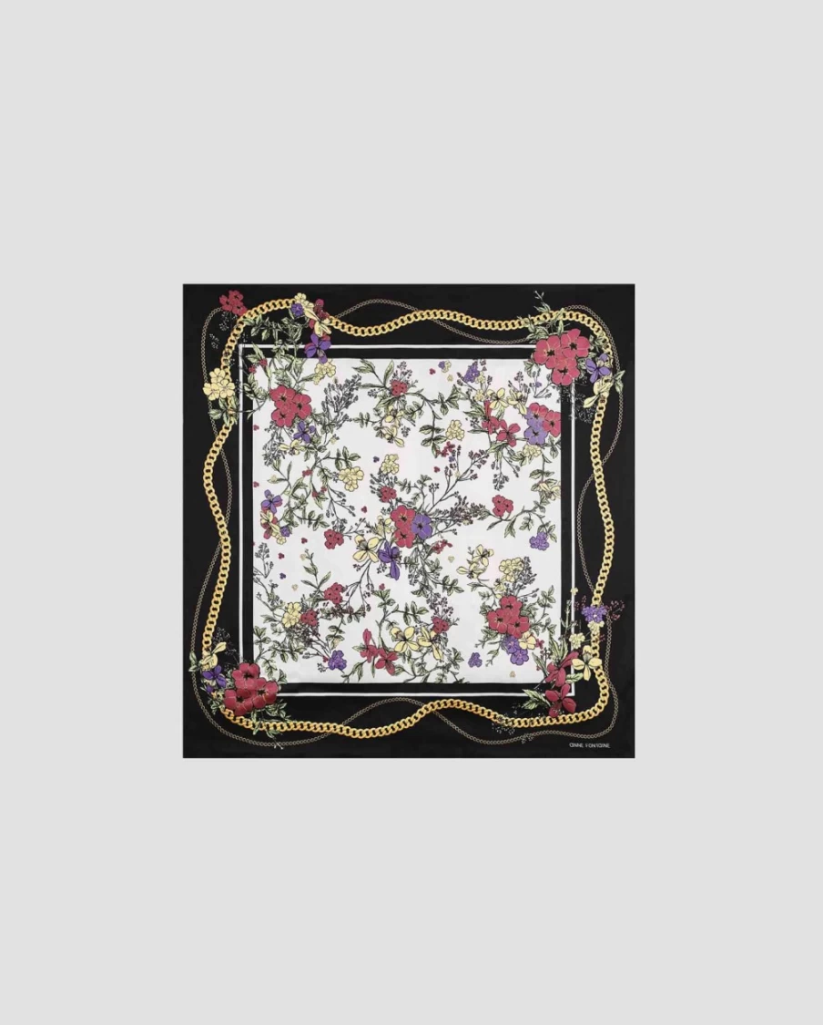 Anne Fontaine Luxury Scarf - Premium Wool & Silk Blend Wrap for Women