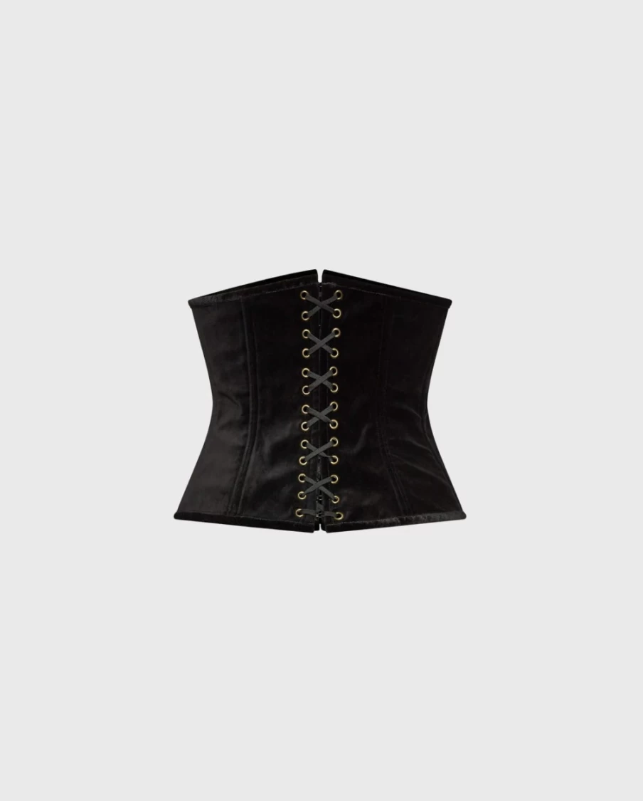 Anne Fontaine Elvia Black Corset - Elegant Women's Waist Cincher