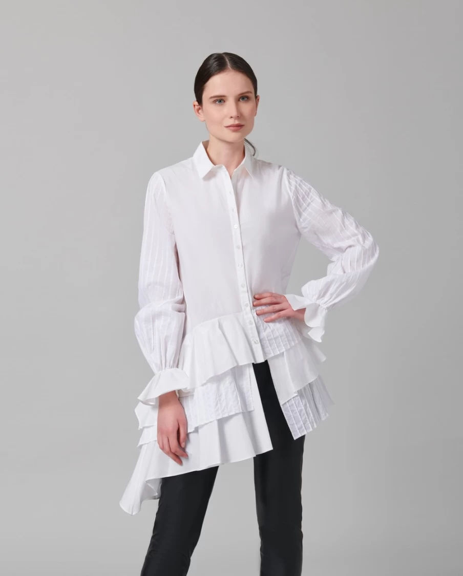Anne Fontaine White Lartista Shirt - Elegant Women's Blouse