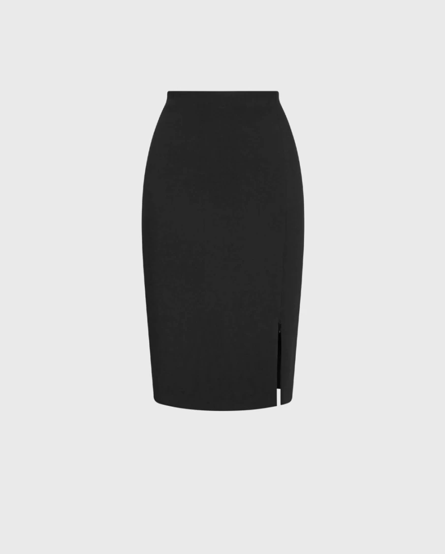 Anne Fontaine Black Abella Skirt - Elegant Women's Fashion Skirt