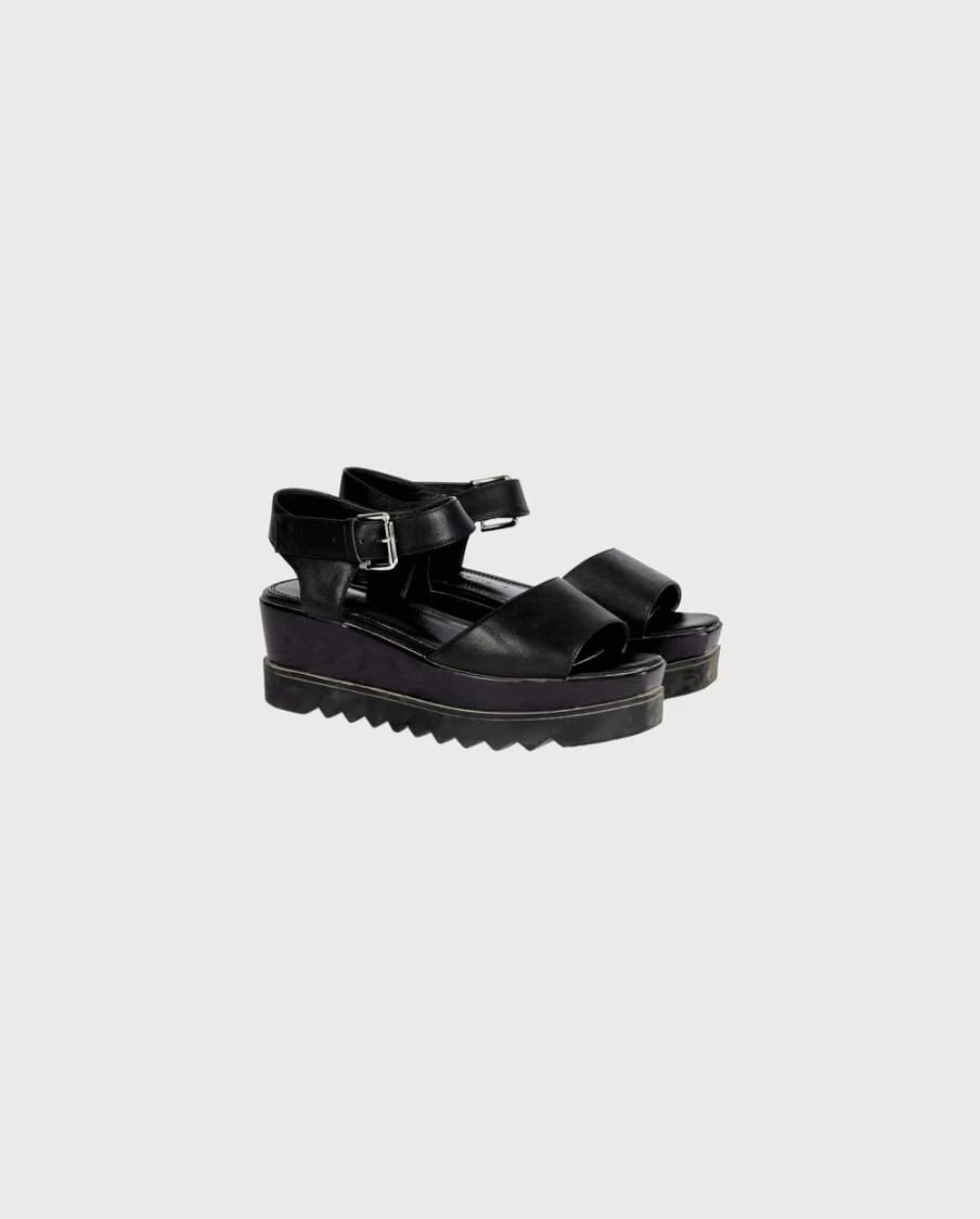 Anne Fontaine Black Vitto Sandal Women's Luxury Leather Footwear