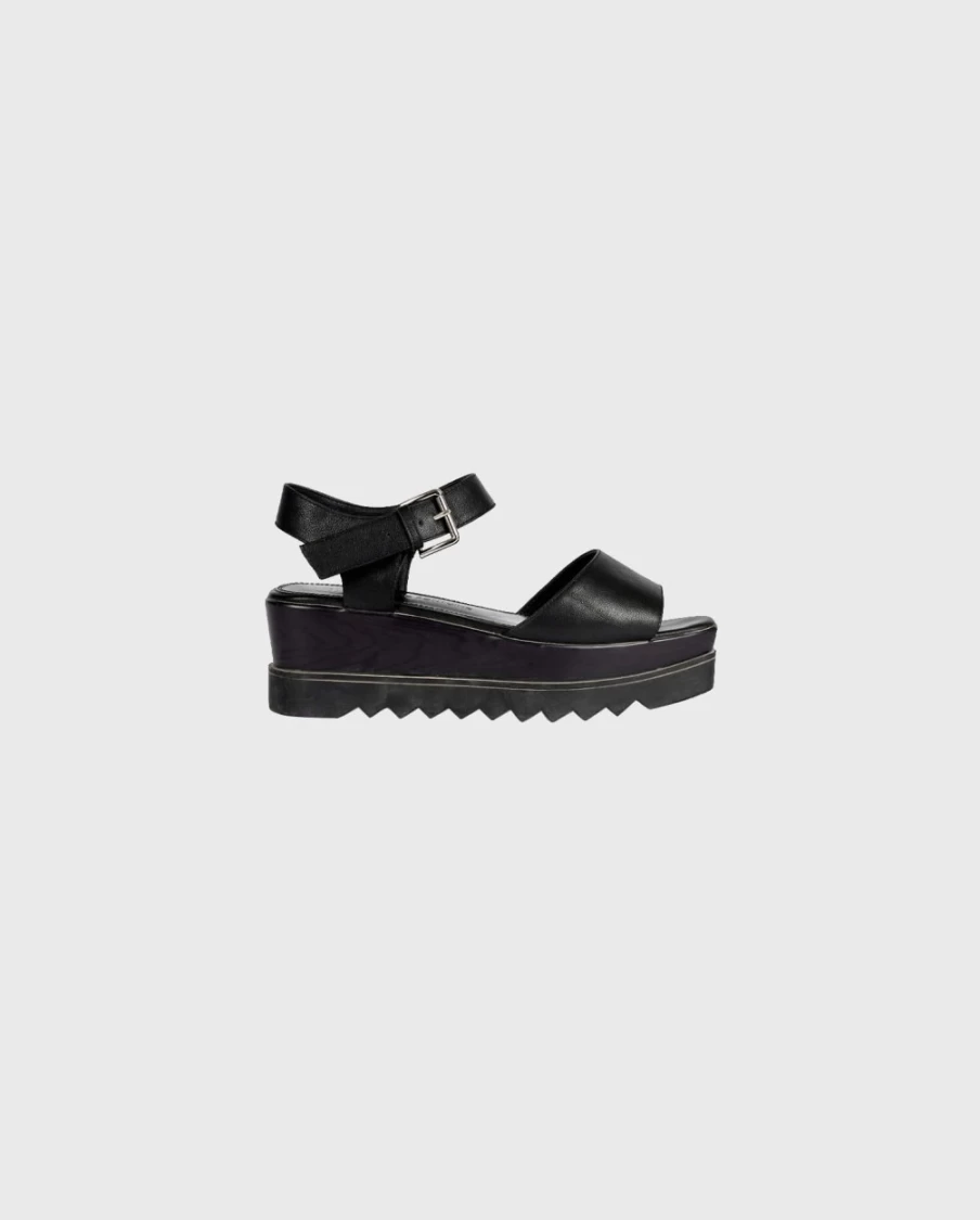 Anne Fontaine Black Vitto Sandal Women's Luxury Leather Footwear
