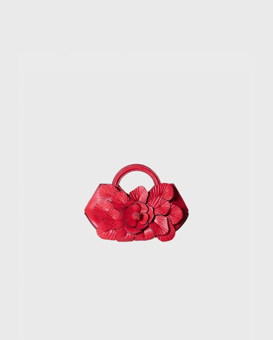 Anne Fontaine Scarlett Mini Handbag - Elegant Leather Crossbody Purse for Women