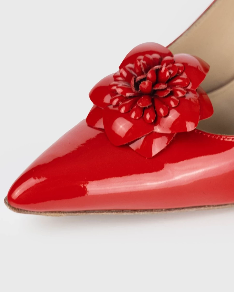 Anne Fontaine Arty Heel in Tango Red | Elegant Women's Fashion Shoes