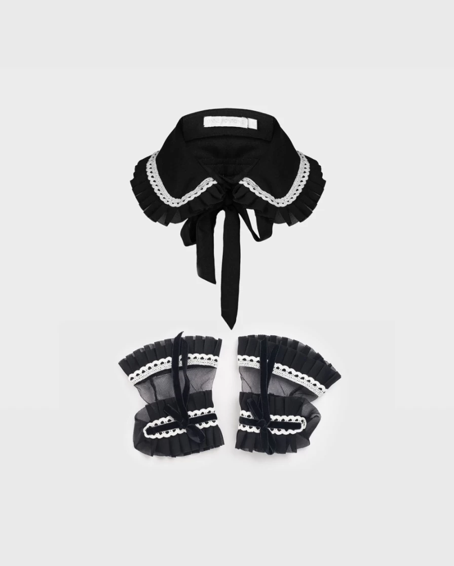 Anne Fontaine Colette Elegant Detachable Collar and Cuff Set for Women
