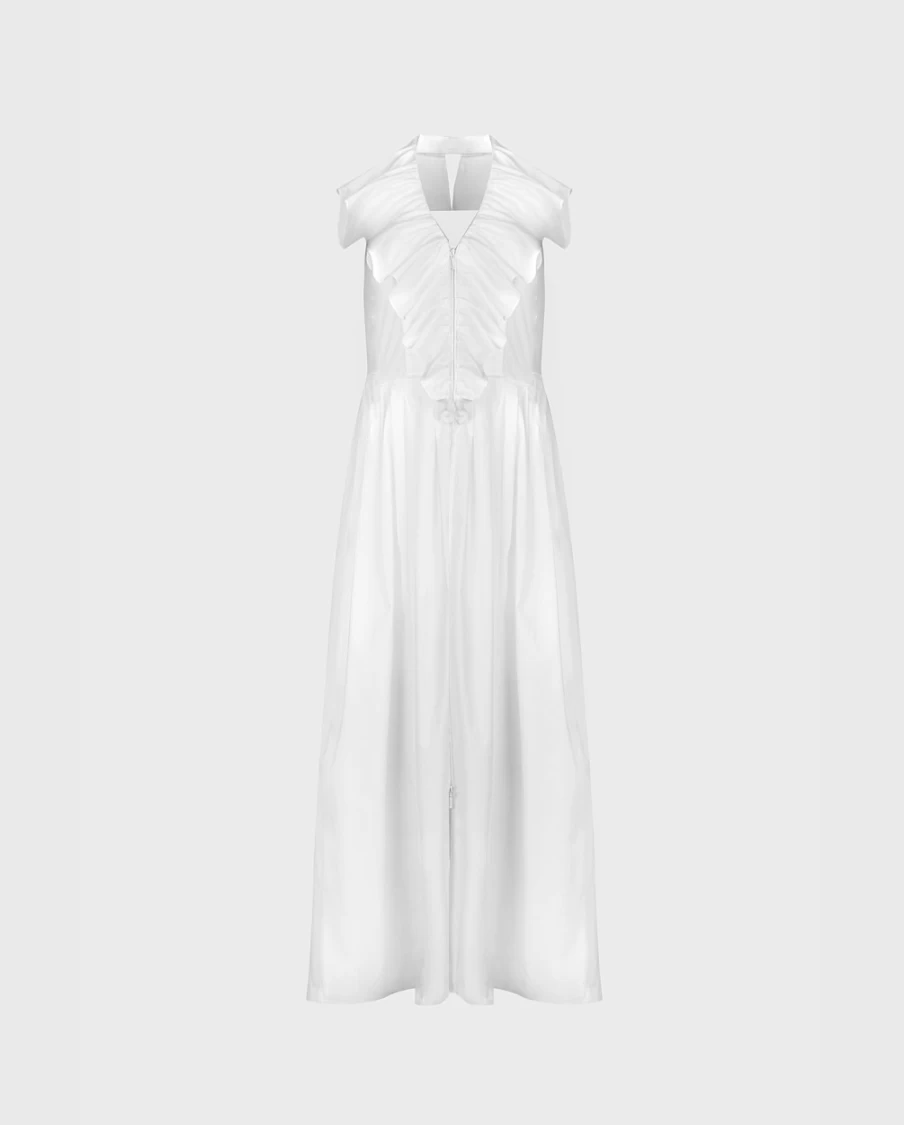 Anne Fontaine White Cannes Dress - Elegant Women's Formal Wear