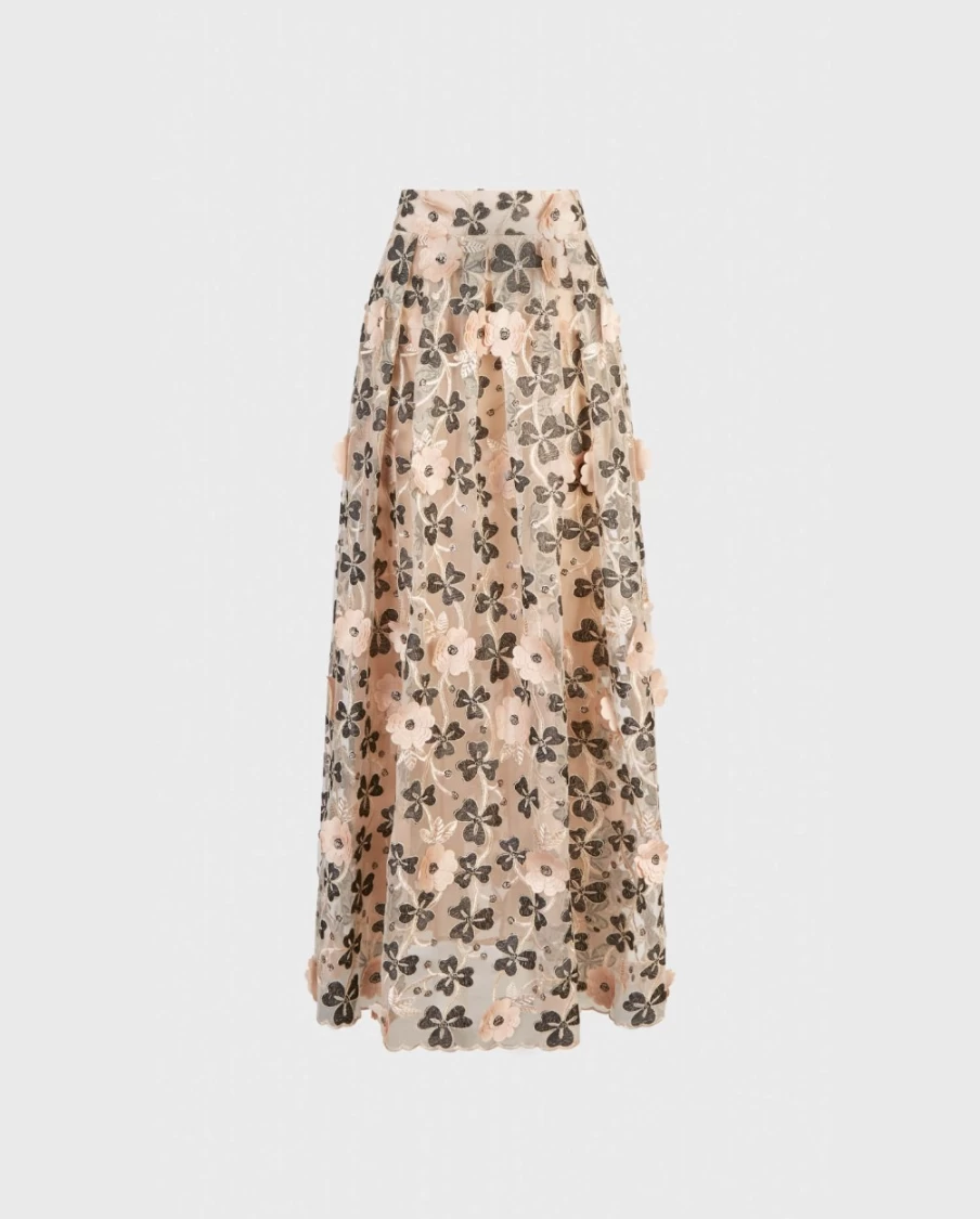 Anne Fontaine Black Bikendi Skirt - Elegant Women's Fashion Skirt
