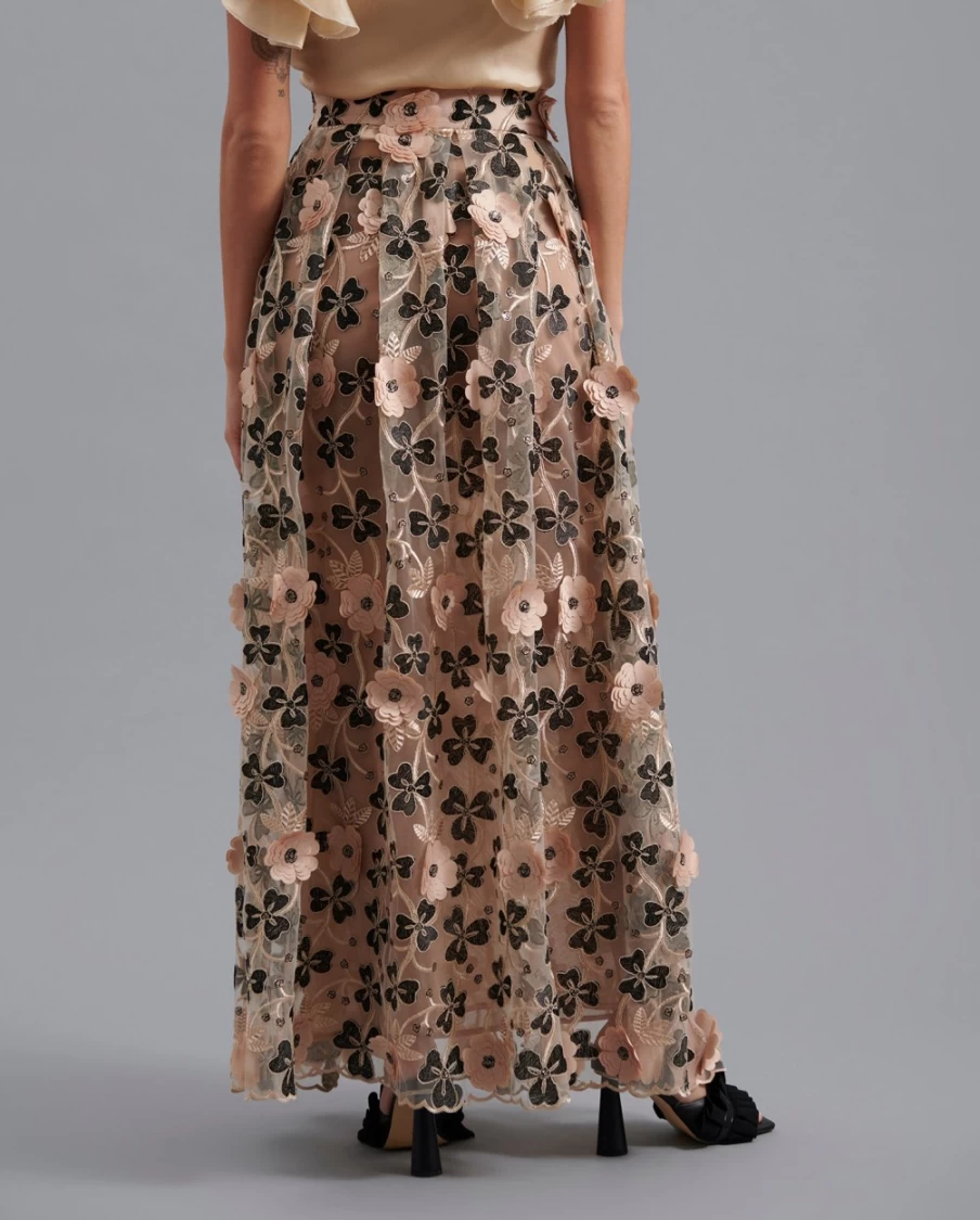 Anne Fontaine Black Bikendi Skirt - Elegant Women's Fashion Skirt