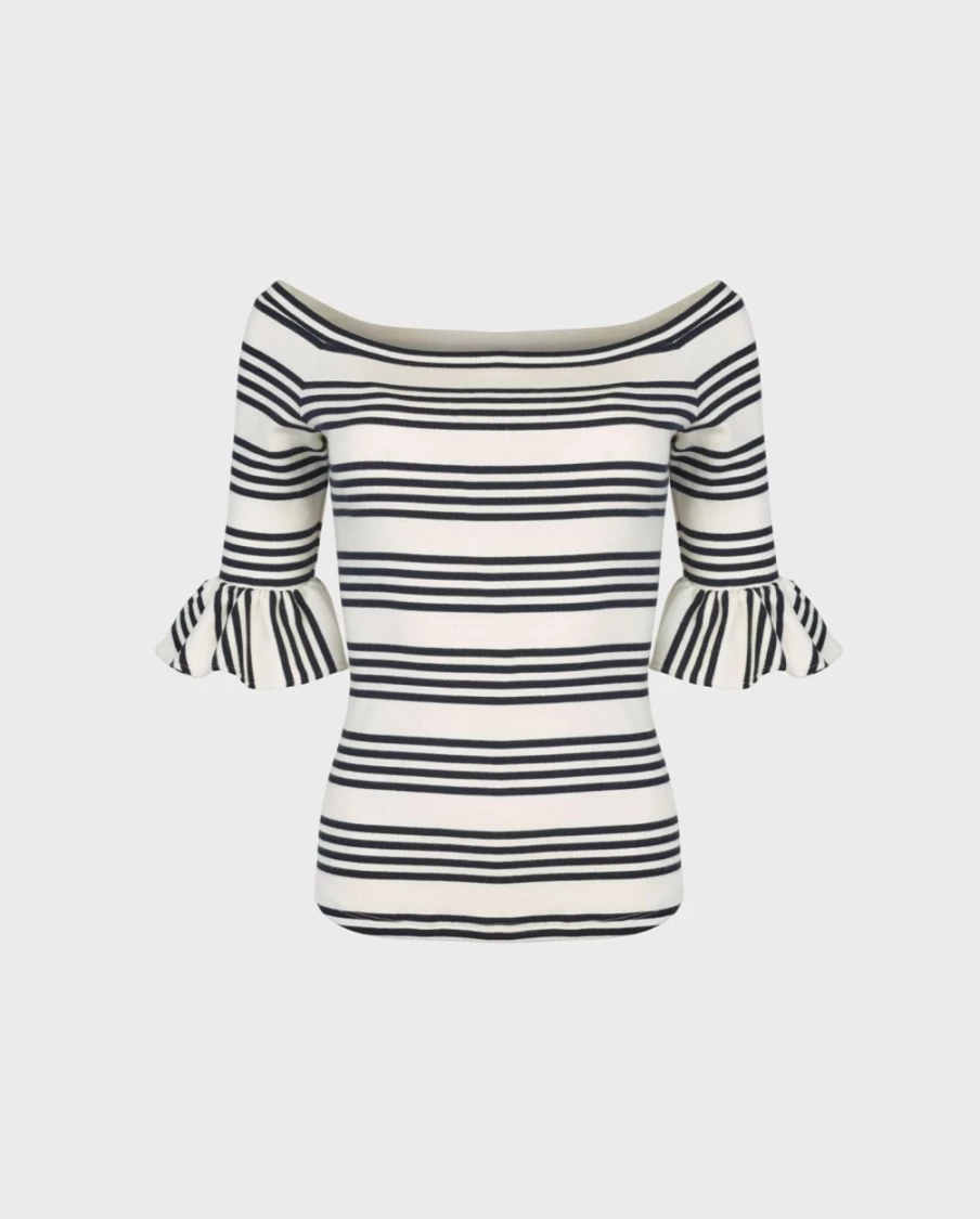 Anne Fontaine White Crayon Top - Elegant Women's Blouse