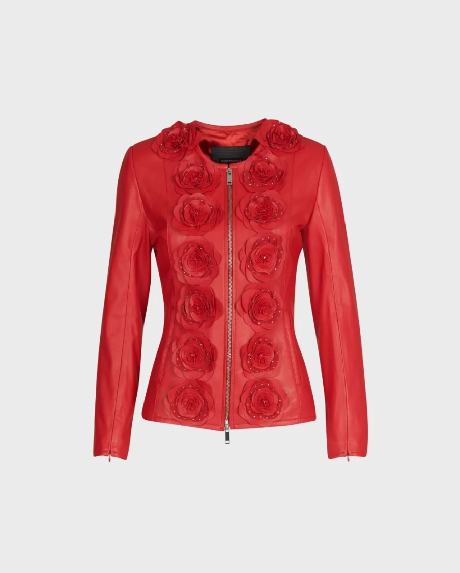 Anne Fontaine Loryna Red Jacket for Women - Elegant & Stylish Outerwear