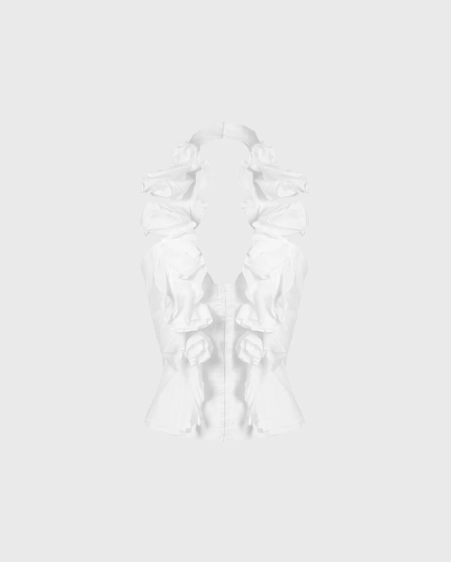 Anne Fontaine White Blouse - Elegant Fahela Style for Women