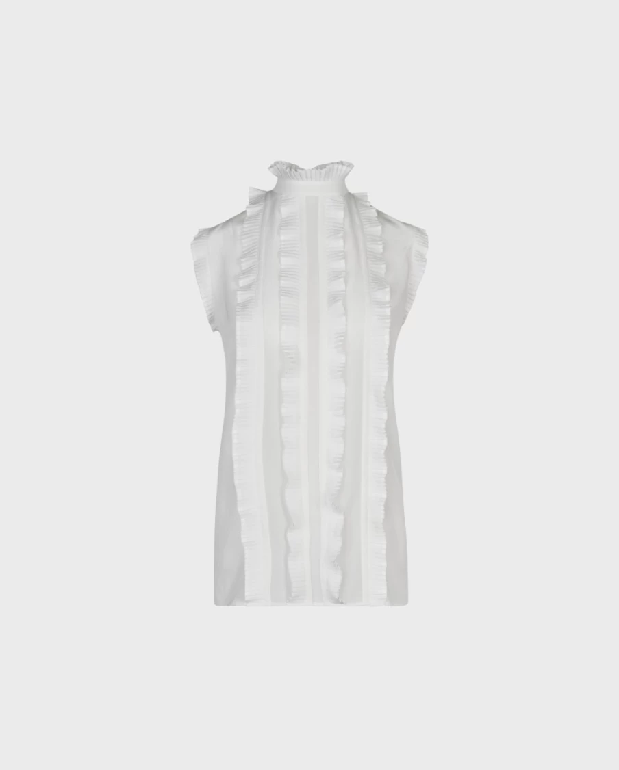 Anne Fontaine White Vinny Blouse - Elegant Women's Top