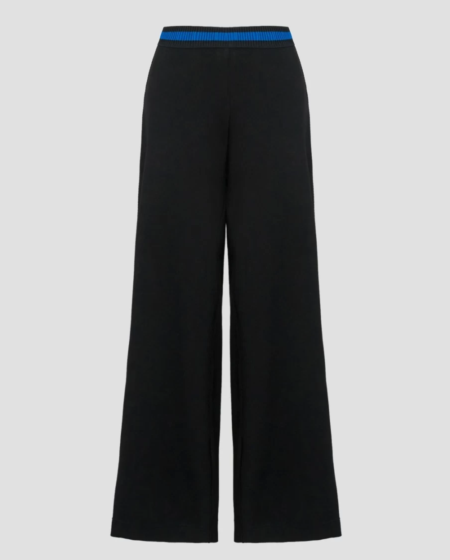 Anne Fontaine Women's Blue Balboa Pants - Classic Fit Casual Trousers