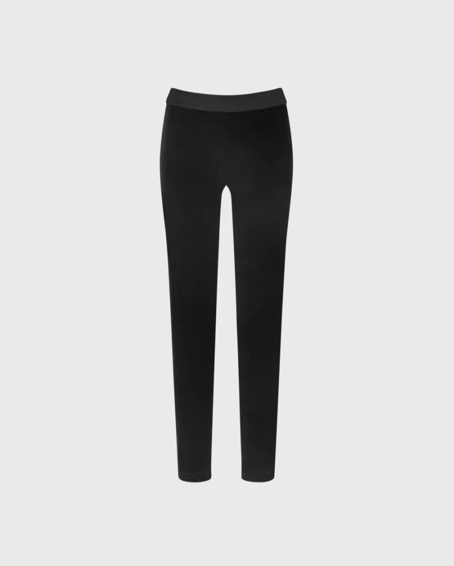 Anne Fontaine Black High-Waisted Leggings - Premium Comfort & Style