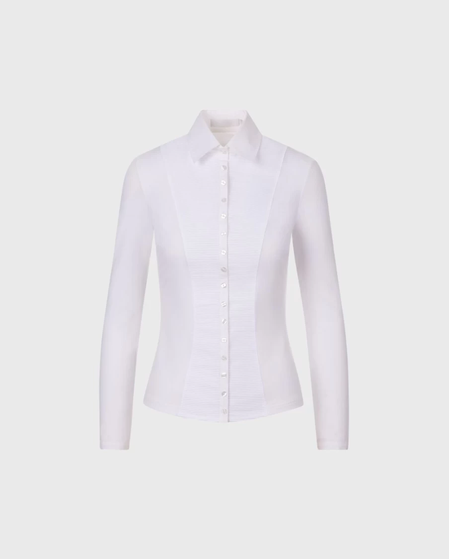 Anne Fontaine White Clodie Shirt for Women - Elegant Casual Blouse
