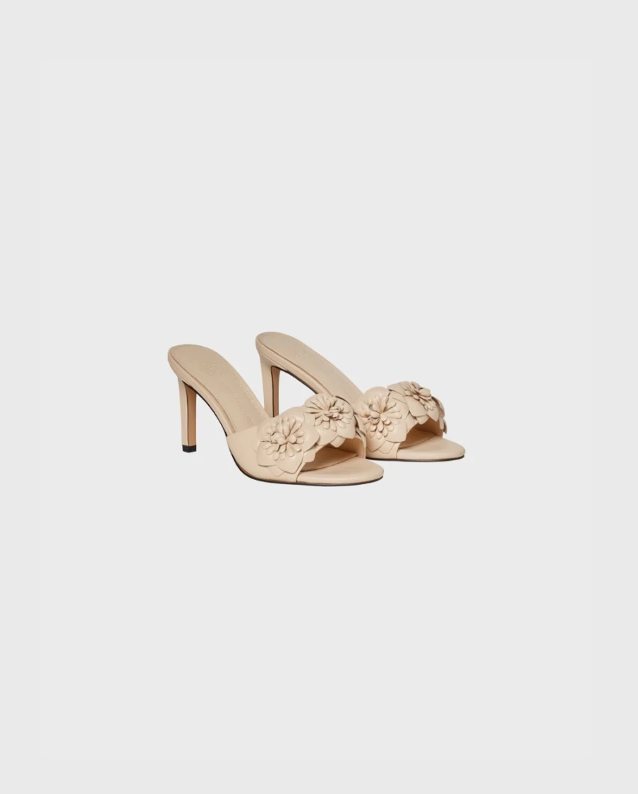 Anne Fontaine Beige Camomille Heel Women's Shoes