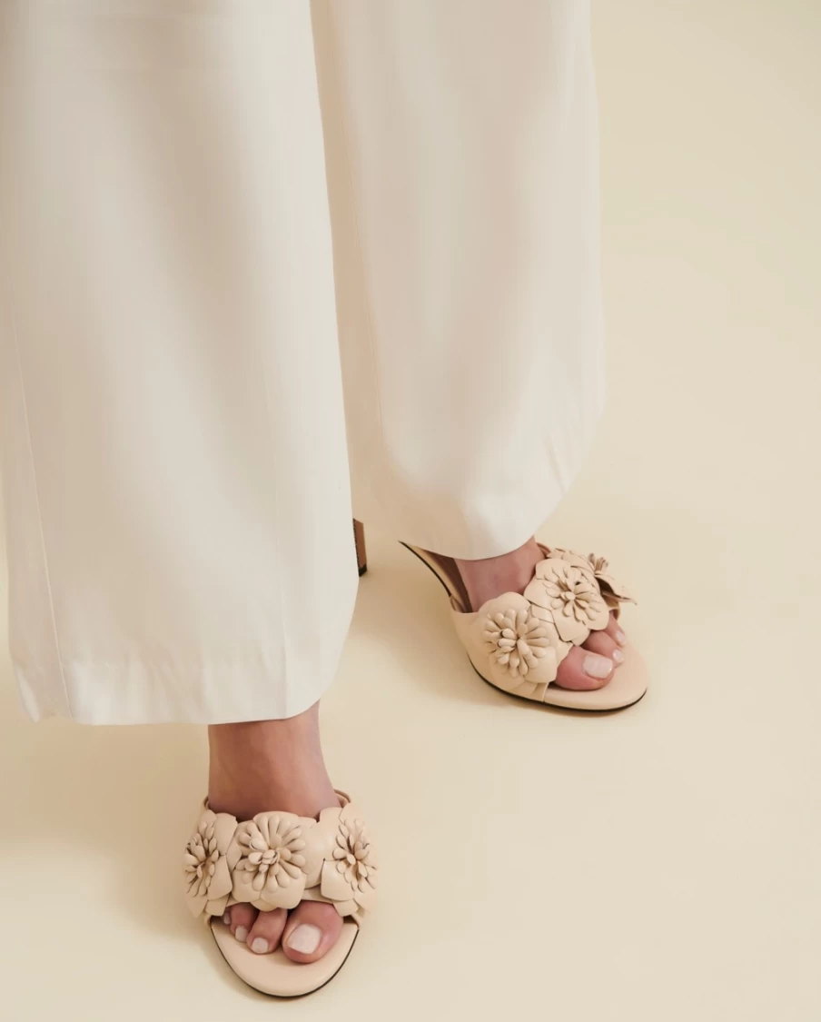 Anne Fontaine Beige Camomille Heel Women's Shoes