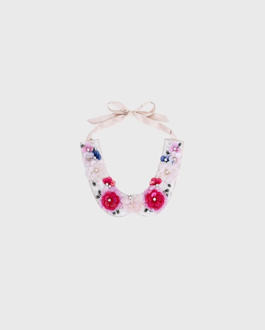 Anne Fontaine Rose Multi-Collar Elegant Women's Fashion Accessory