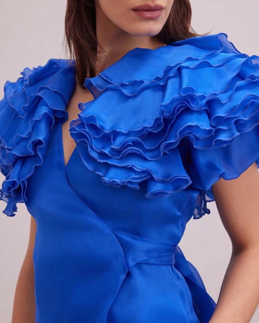 Anne Fontaine Blue Luz Blouse - Elegant Women's Top
