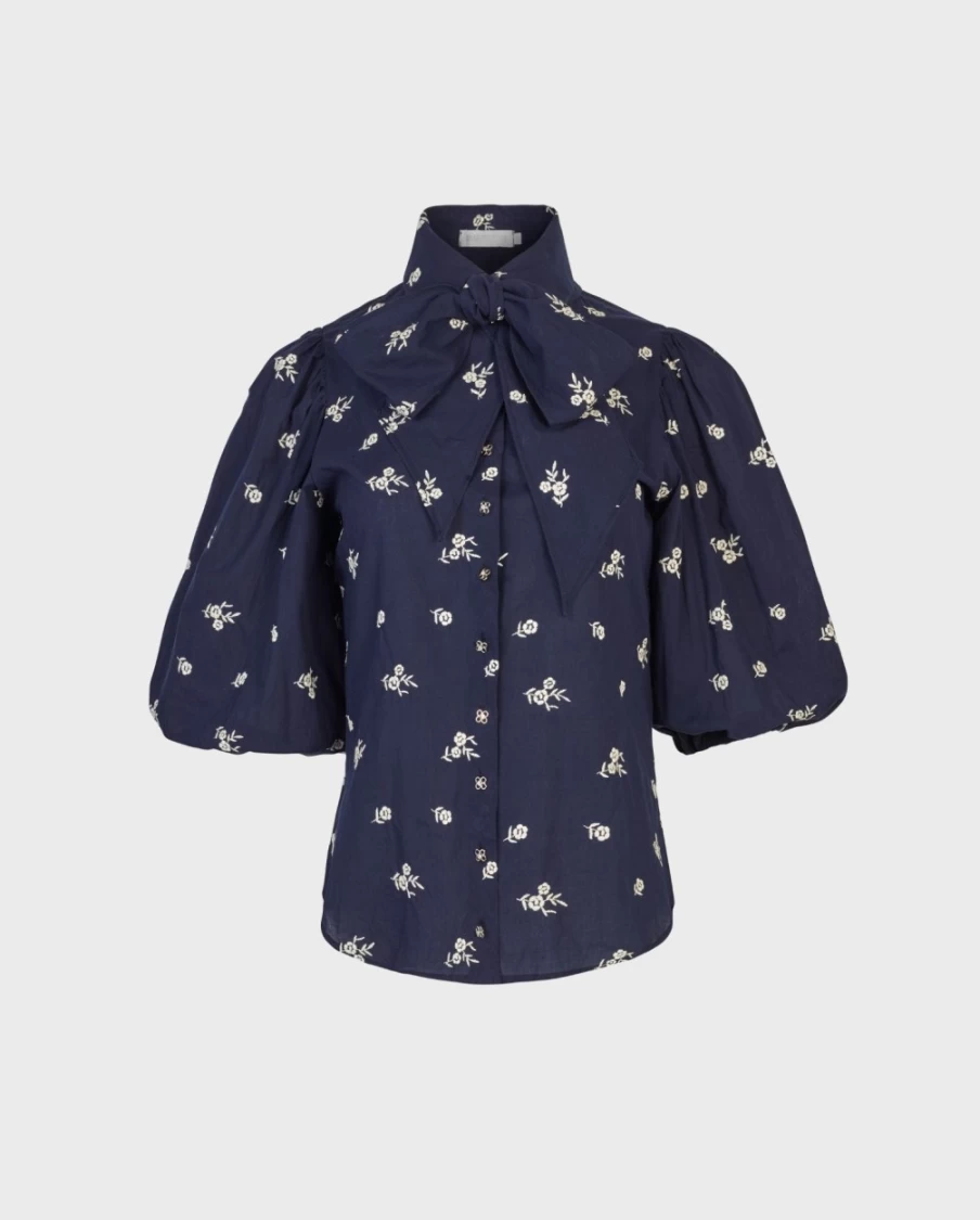 Anne Fontaine Dark Navy Argile Shirt – Classic Casual Wear for Men