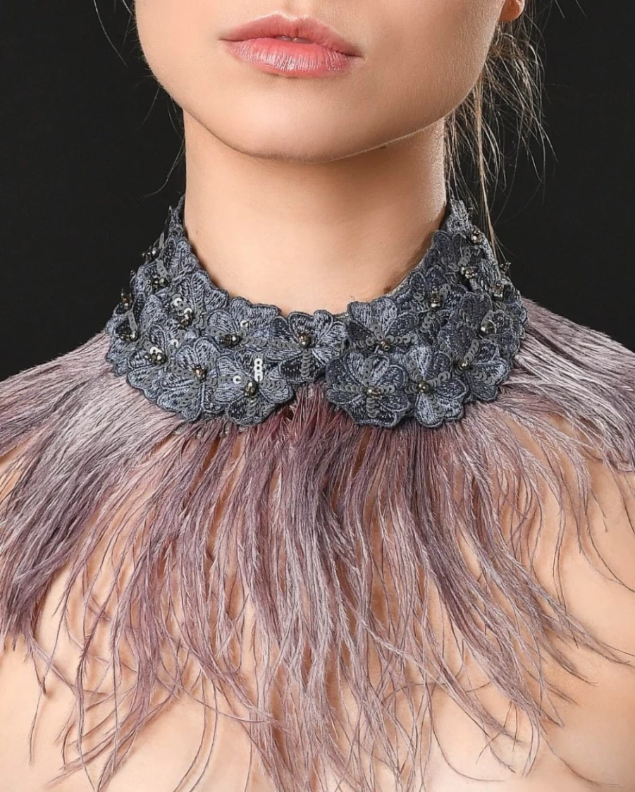Anne Fontaine Elegant Al Collar Women's Fashion Detachable Collar Accessory