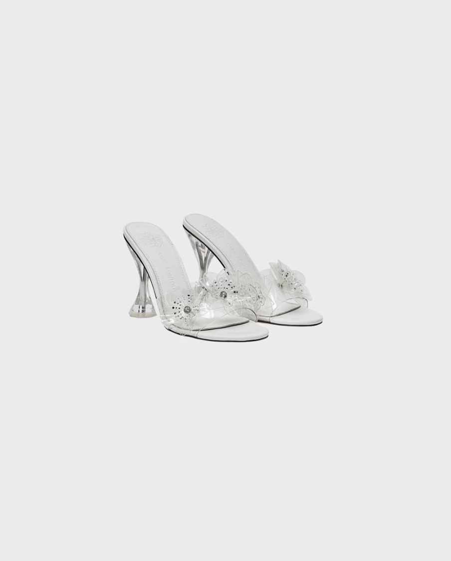 Anne Fontaine Ayala White Heel - Elegant Women's Heeled Shoes