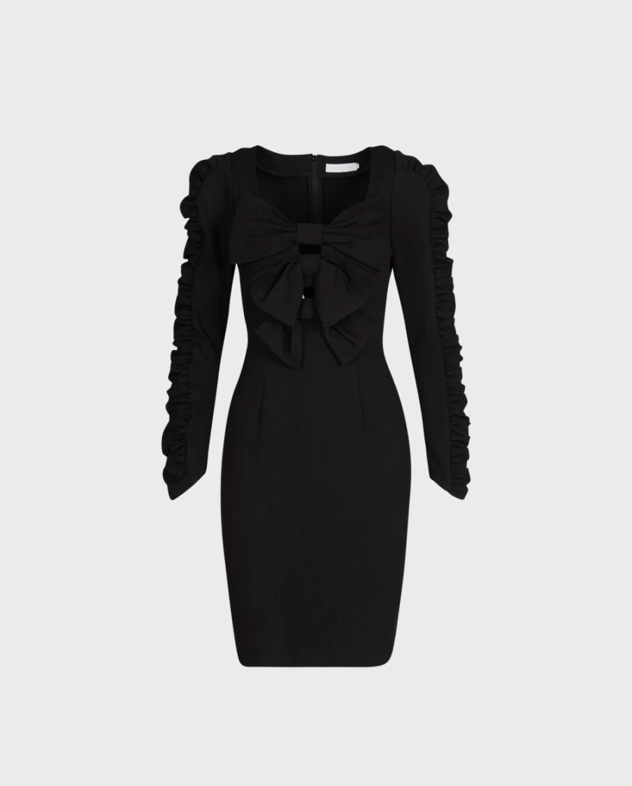 Anne Fontaine Black Symphonie Dress - Elegant Women's Formal Wear