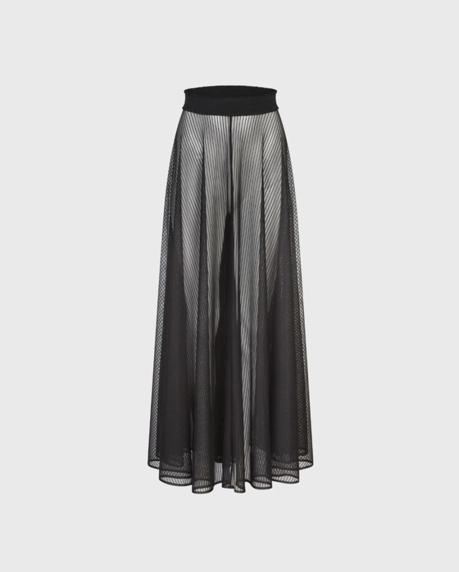Anne Fontaine Black Lune Skirt - Elegant Women's Fashion Skirt