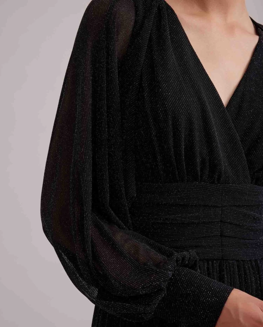 Anne Fontaine Black Romance Dress - Elegant Women's Evening Gown