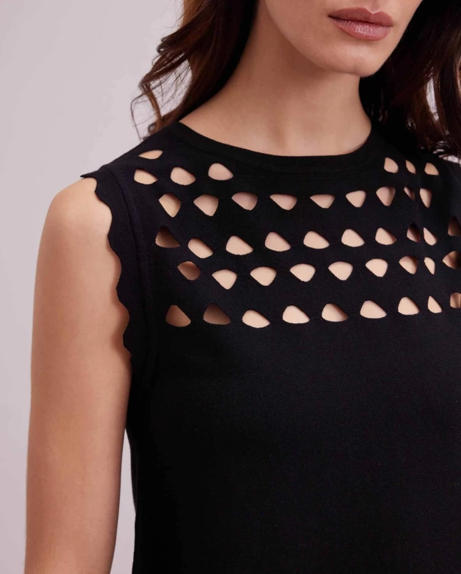 Anne Fontaine Black Tableau Top - Elegant Women's Blouse