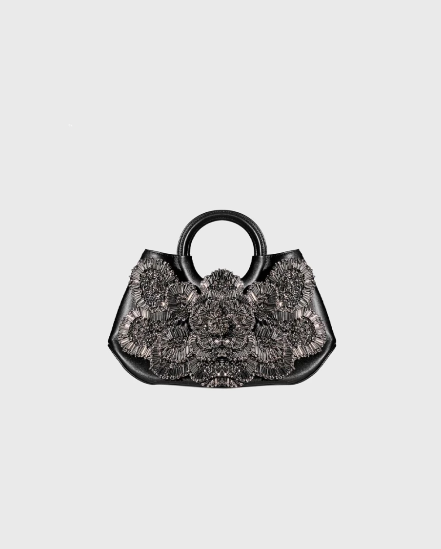 Anne Fontaine Scarlett Star Designer Handbag with Meteorite Accents - Luxury Women's Purse