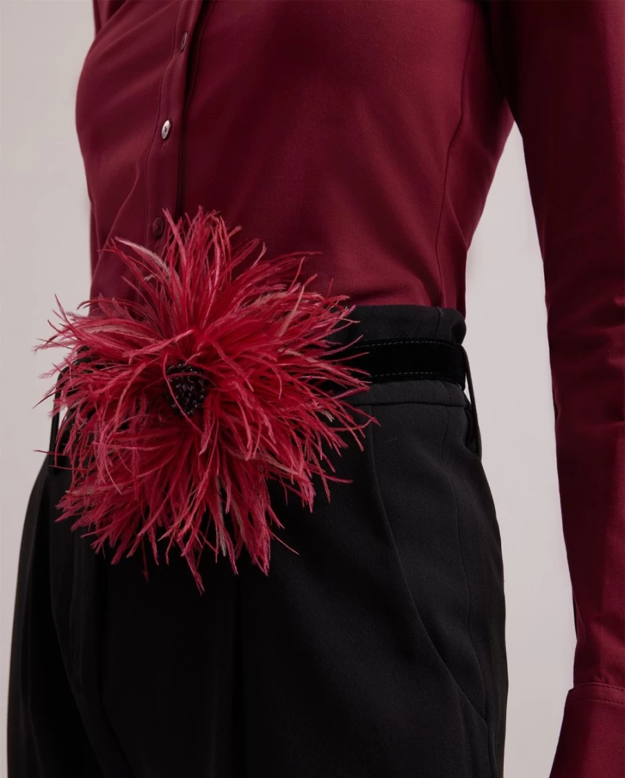 Anne Fontaine Mercoeur Leather Belt for Women - Elegant Designer Waistband