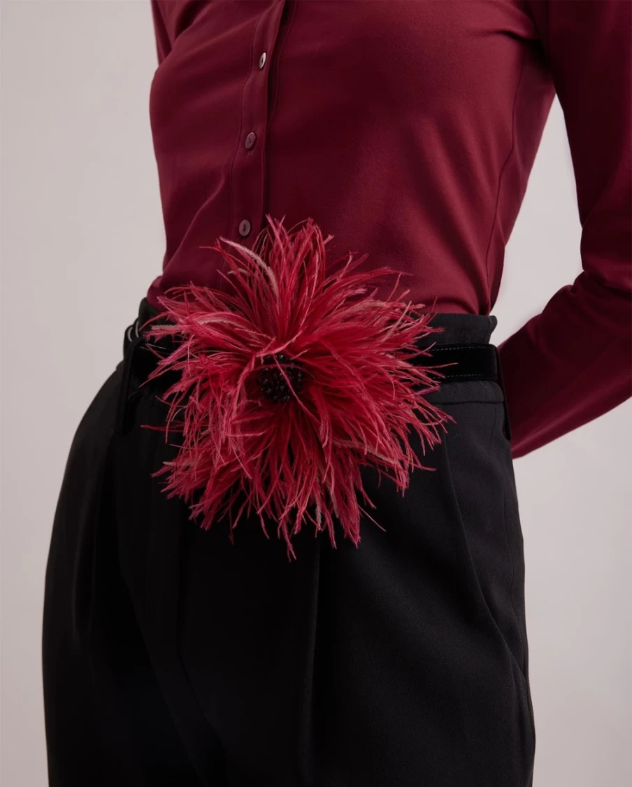 Anne Fontaine Mercoeur Leather Belt for Women - Elegant Designer Waistband