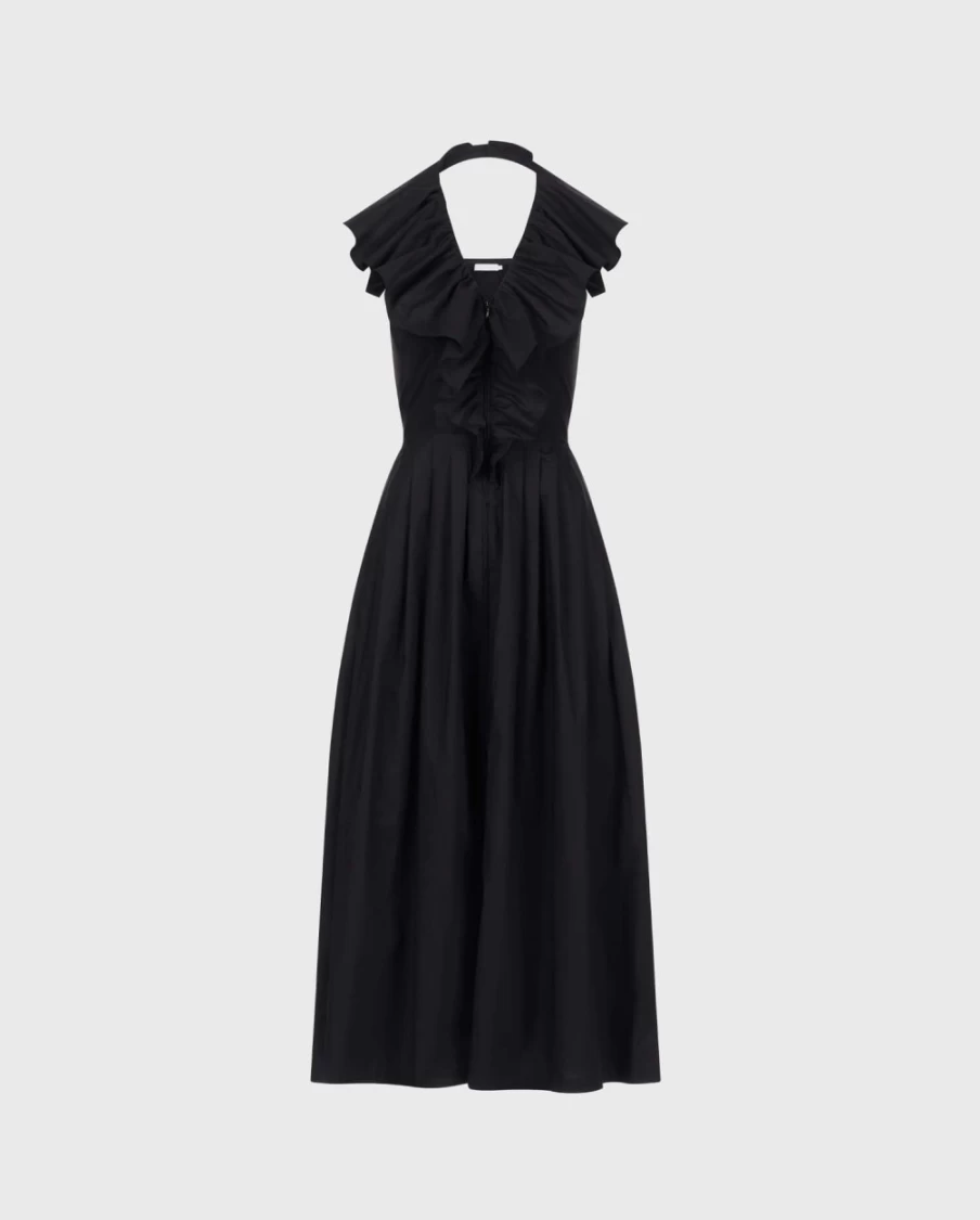 Anne Fontaine Black Cannes Dress - Elegant Evening Gown for Women