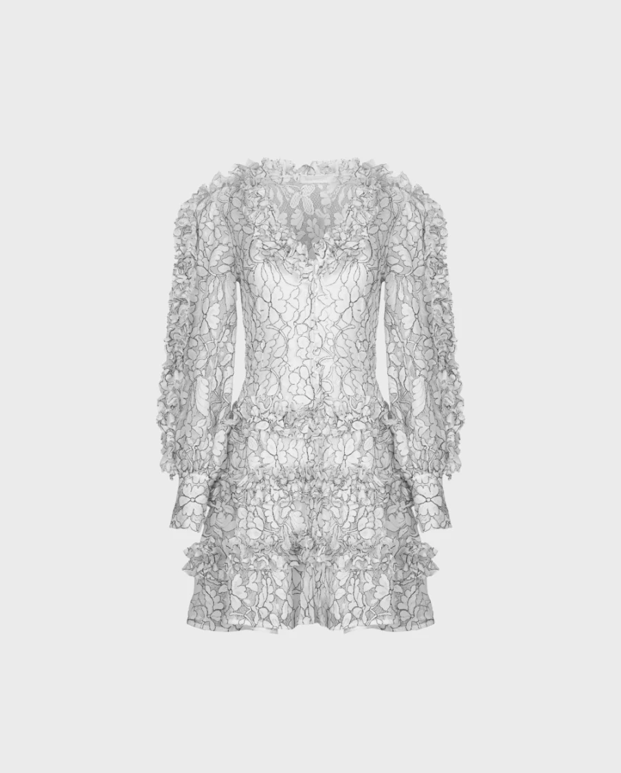 Anne Fontaine Black & White Senequier Dress - Elegant Women's Fashion