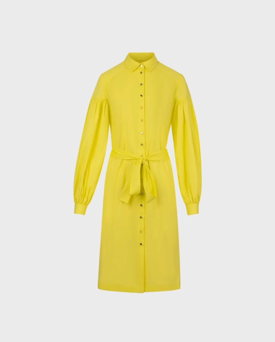 Anne Fontaine Yellow Claus Dress - Elegant Women's Fashion Dress